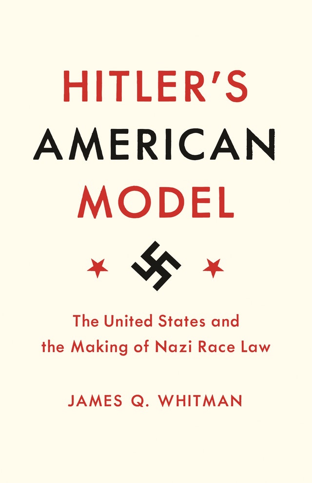 some more resources on this: the article the excerpt in the original tweet is from  https://www.theatlantic.com/magazine/archive/2019/04/adam-serwer-madison-grant-white-nationalism/583258/the book being quoted from, whitman's "hitler's american model":  https://www.law.nyu.edu/sites/default/files/upload_documents/Hitler%27s%20American%20Model%20for%20NYU.pdfand stefan kuhl's excellent "the nazi connection"  https://global.oup.com/academic/product/the-nazi-connection-9780195149784?cc=gb&lang=en&