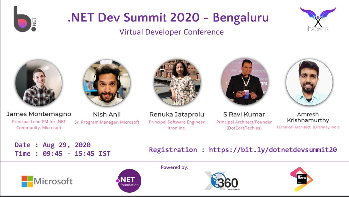 svswaminathan's tweet image. #ICYMI There is still time to register for the upcoming #dotnetdevsummit20 #dotnet #virtual #conference by @bdotnetug @XHackersco @XMonkeys360 #communities. Check out event website : bit.ly/dotnetdevsummi… for full details and registration