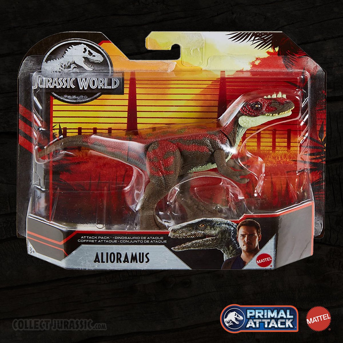 mattel jurassic world attack pack