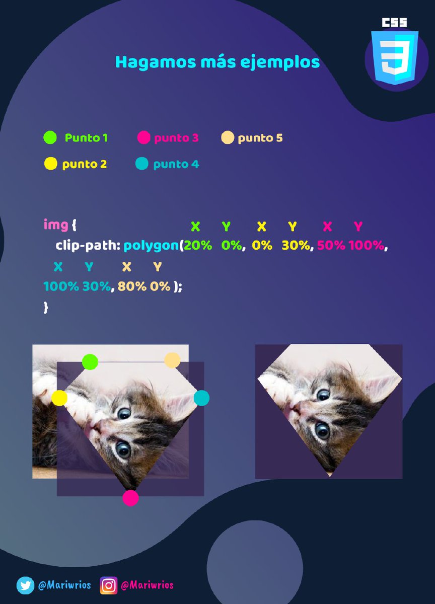 mariwrios's tweet photo. 🌺Aquí les comparto esta propiedad de #CSS.  Puede resultar muy útil para diseños increíbles✨

Les invito a hacer RT, puede que a alguien le sea útil ☺️ https://t.co/sUxUSLyfwv