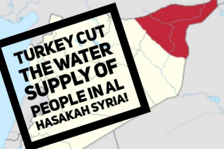 Treka_Z's tweet photo. Why isn't the MSM reporting about this?
Over 1 million people in #alhasakeh, #Syria are currently living without drinkable #water because #Turkey took control of the water source station in Ras al ayn that spreads water to all the people in Al Hasakeh. https://t.co/fj1aIfLG8k