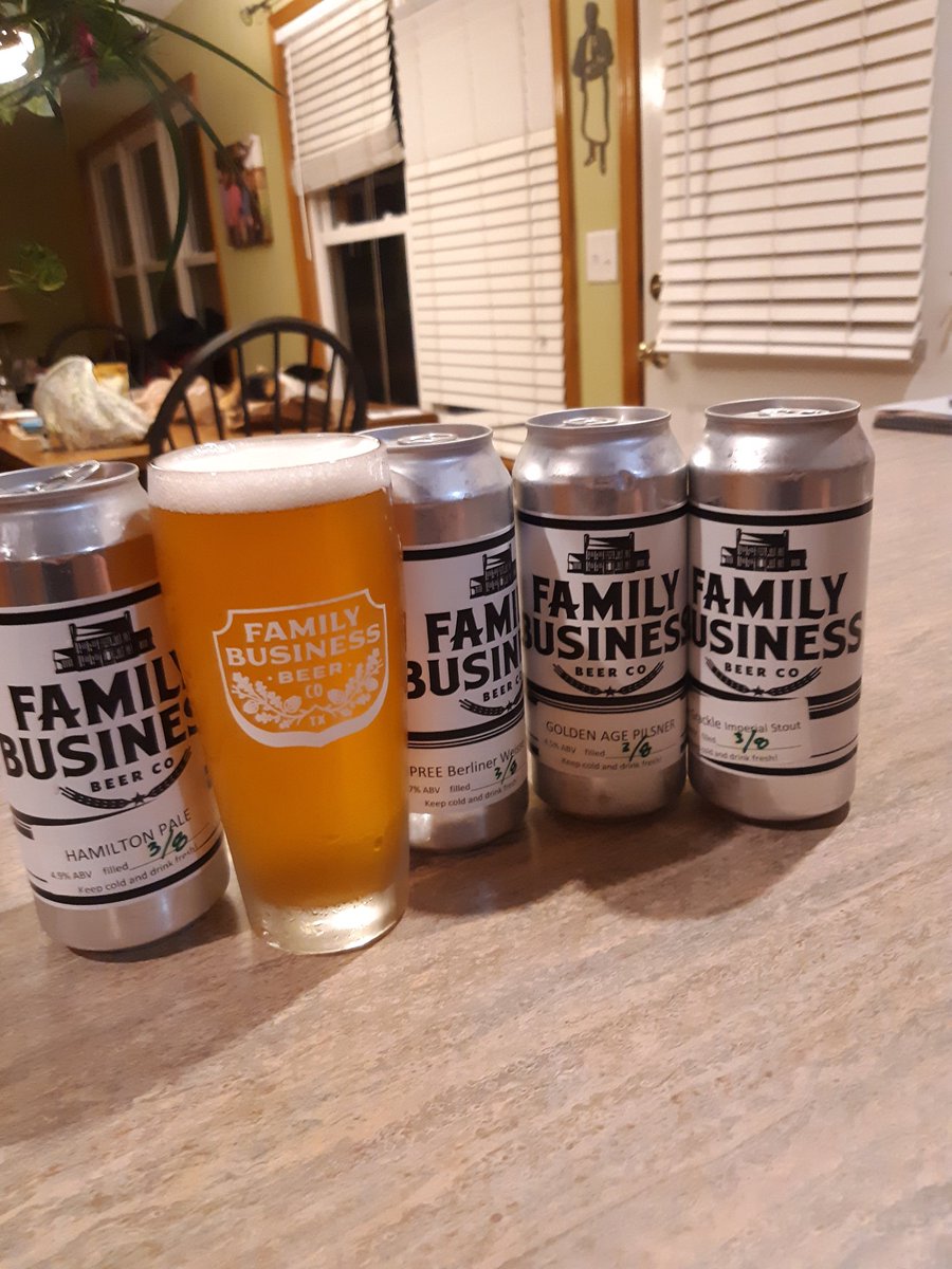 KellanRussell's tweet photo. Trying some of @JensenAckles Family Business Beer here at my Home in Lawrence Kansas. Wish i could get some Winchester boys to drop off some more when they visit their home town. https://t.co/ynERWCM1at