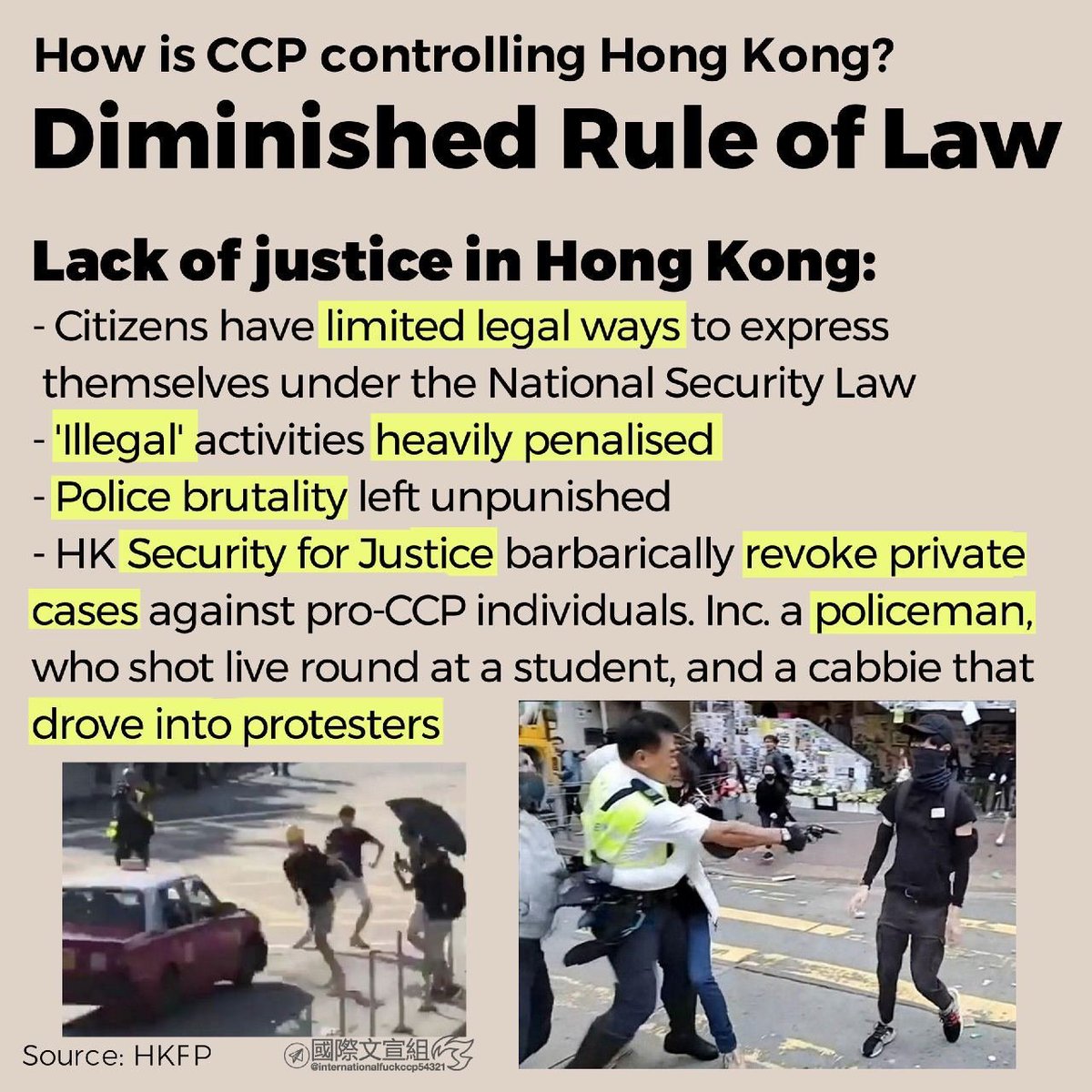 @nikki_miumiu @onccnews @appledaily_hk @JimmyLaiApple its now possible for an anti #Beijing media tycoon to be prosecuted simply bcox an alleged 'victim' felt infuriated towards his behaviour, without proof of any whatsoever damage being sustained 

this is definitely a new chapter of #ruleoflaw in #HK