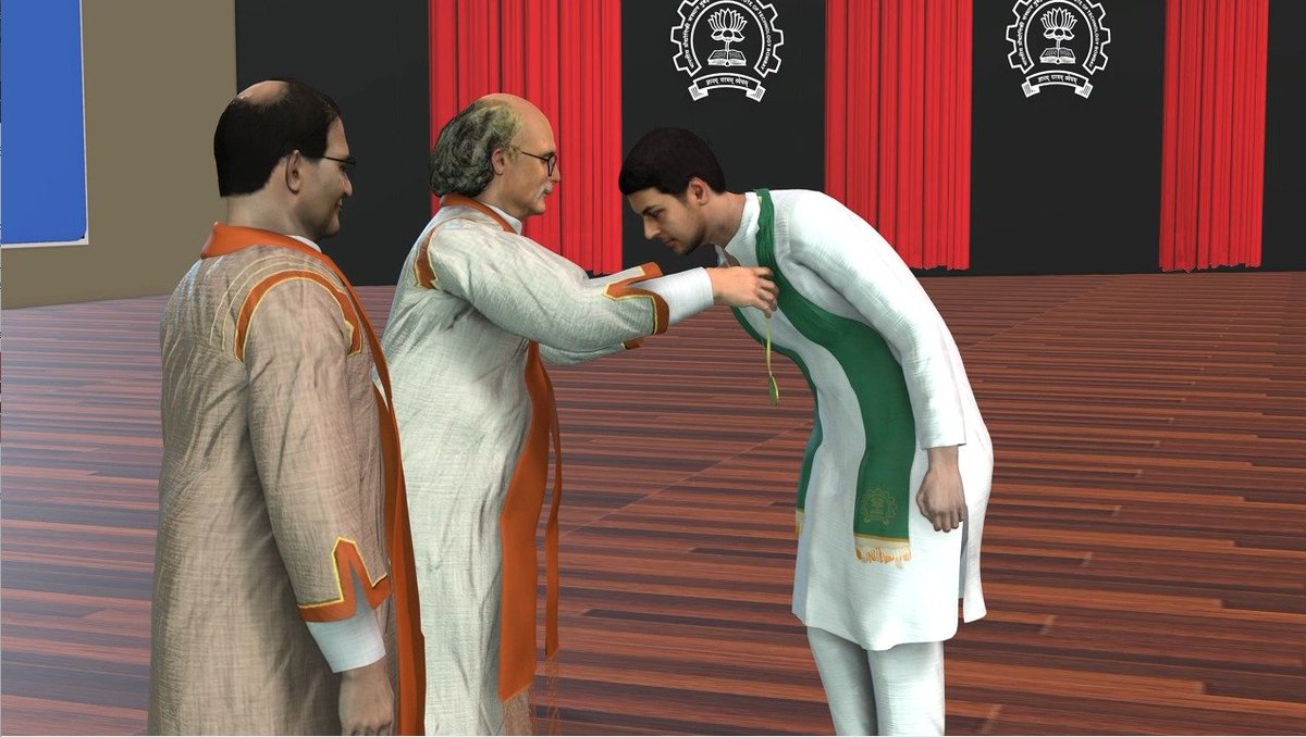 airnewsalerts's tweet image. #IITBombay holds its 58th annual convocation ceremony in a virtual reality mode in view of the #COVID19 pandemic.