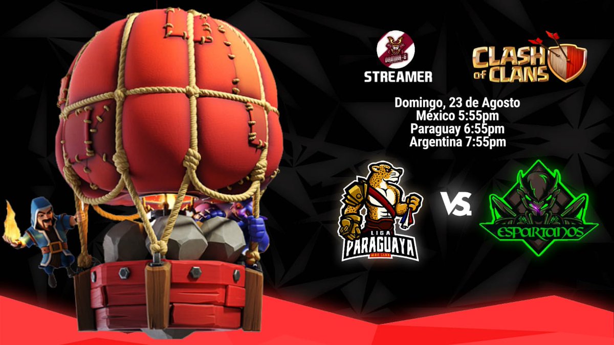 DamianGCoC's tweet photo. 🔴 ¡Estamos en directo! 🔴
Vengan a presenciar la grandiosa semifinal del torneo #TCHb por el canal, jugarán dos grandes clanes de nuestra comunidad.
@liga_paraguaya
🆚
@ESPARTA16330938
https://t.co/IbSldQHu63 https://t.co/MbX9ZF48F7