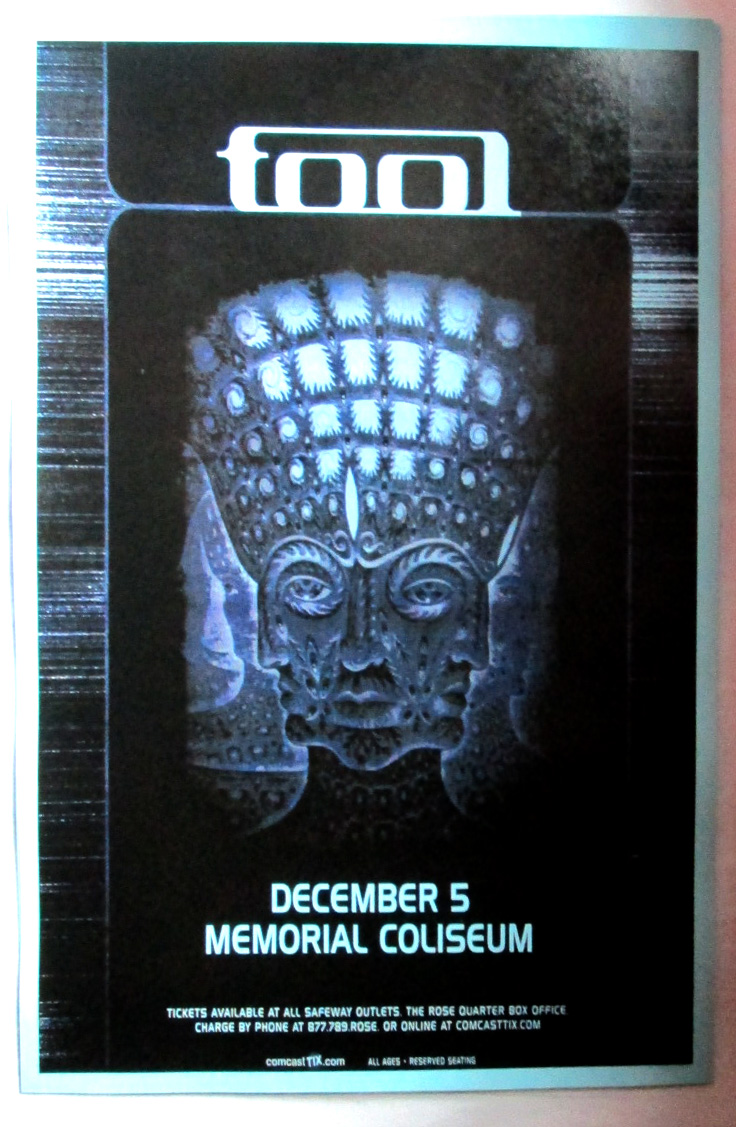 Concert_Posters's tweet photo. Here's poster from the #10000Day tour #ToolBand #pdx at the the Memorial Col Have a few of these left here https://t.co/JWjPrQQTs2 https://t.co/MbwbfsEyJA