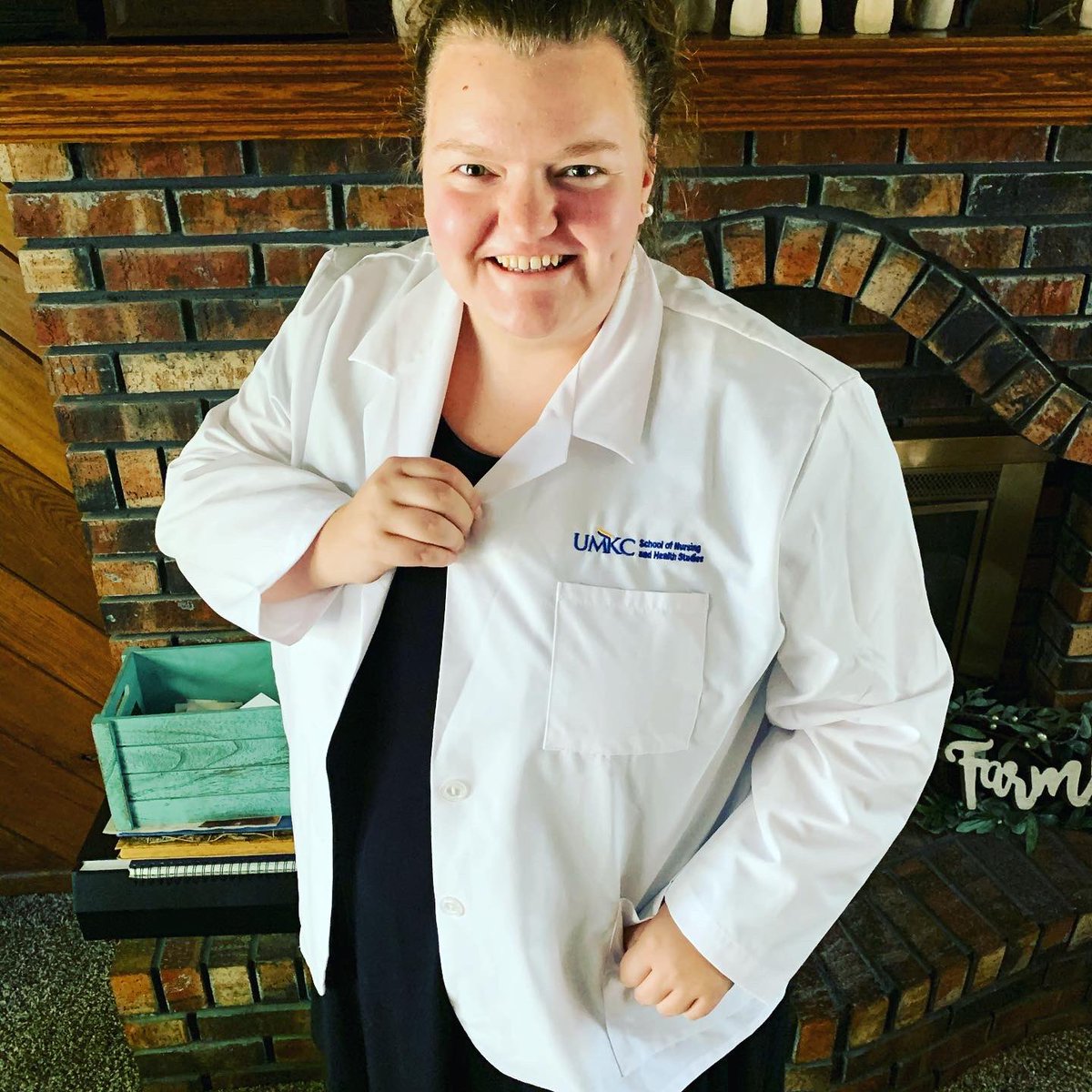 Proud of this girl! #whitecoatceremony #umkc #umkcschoolofnursing #futurenurse