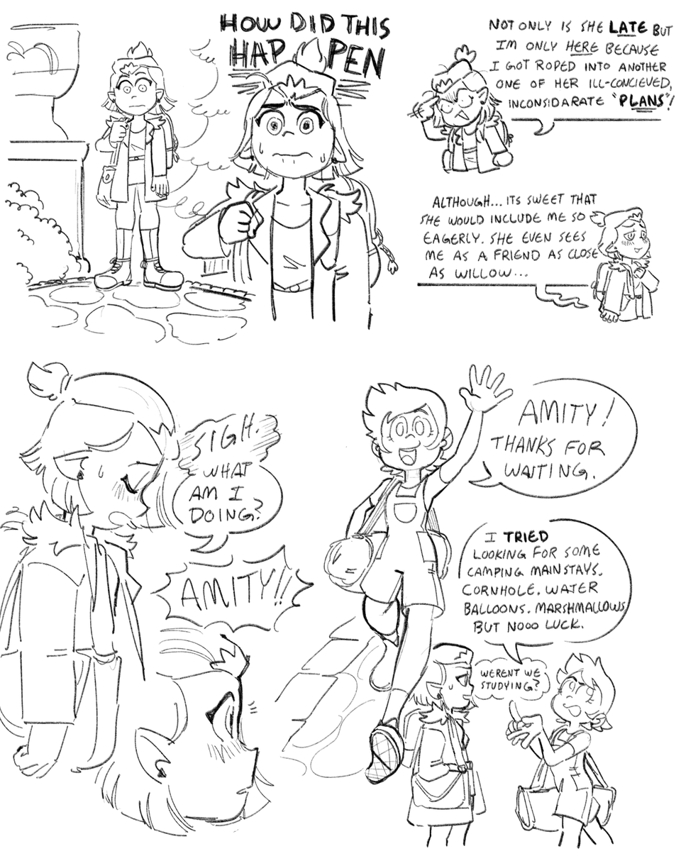 i dont know what abominations actually are but hey maaybee. "In Your Camp" [2/3]  #lumity  #OwlHouse