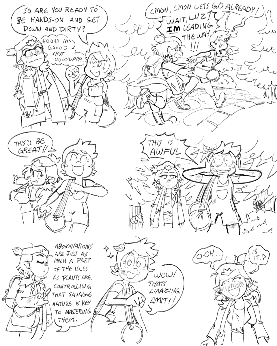 i dont know what abominations actually are but hey maaybee. "In Your Camp" [2/3]  #lumity  #OwlHouse