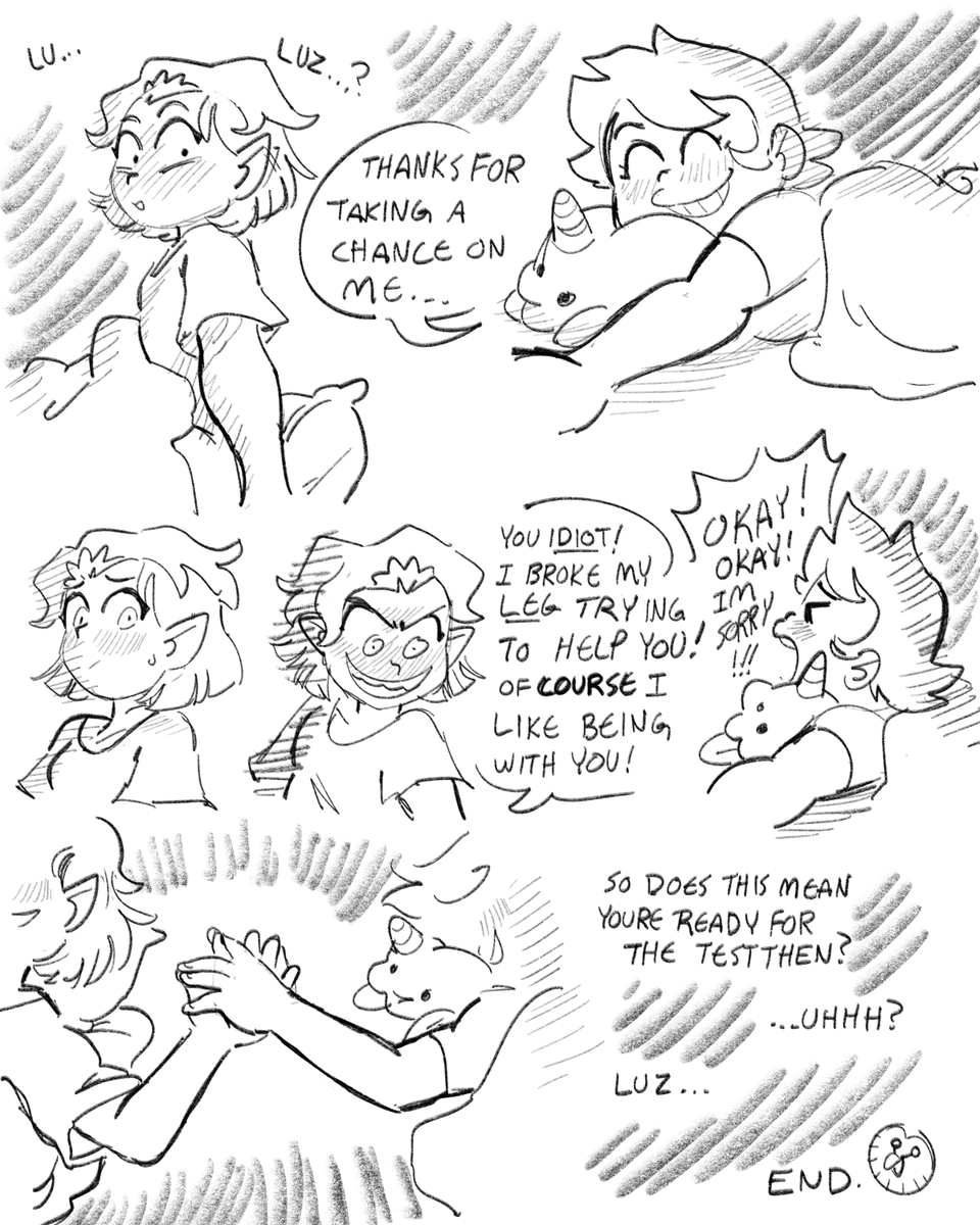 i APOLOGIZE but this comic contains gratuitous hand-holding.. "In Your Camp" [3/3]  #lumity  #OwlHouse