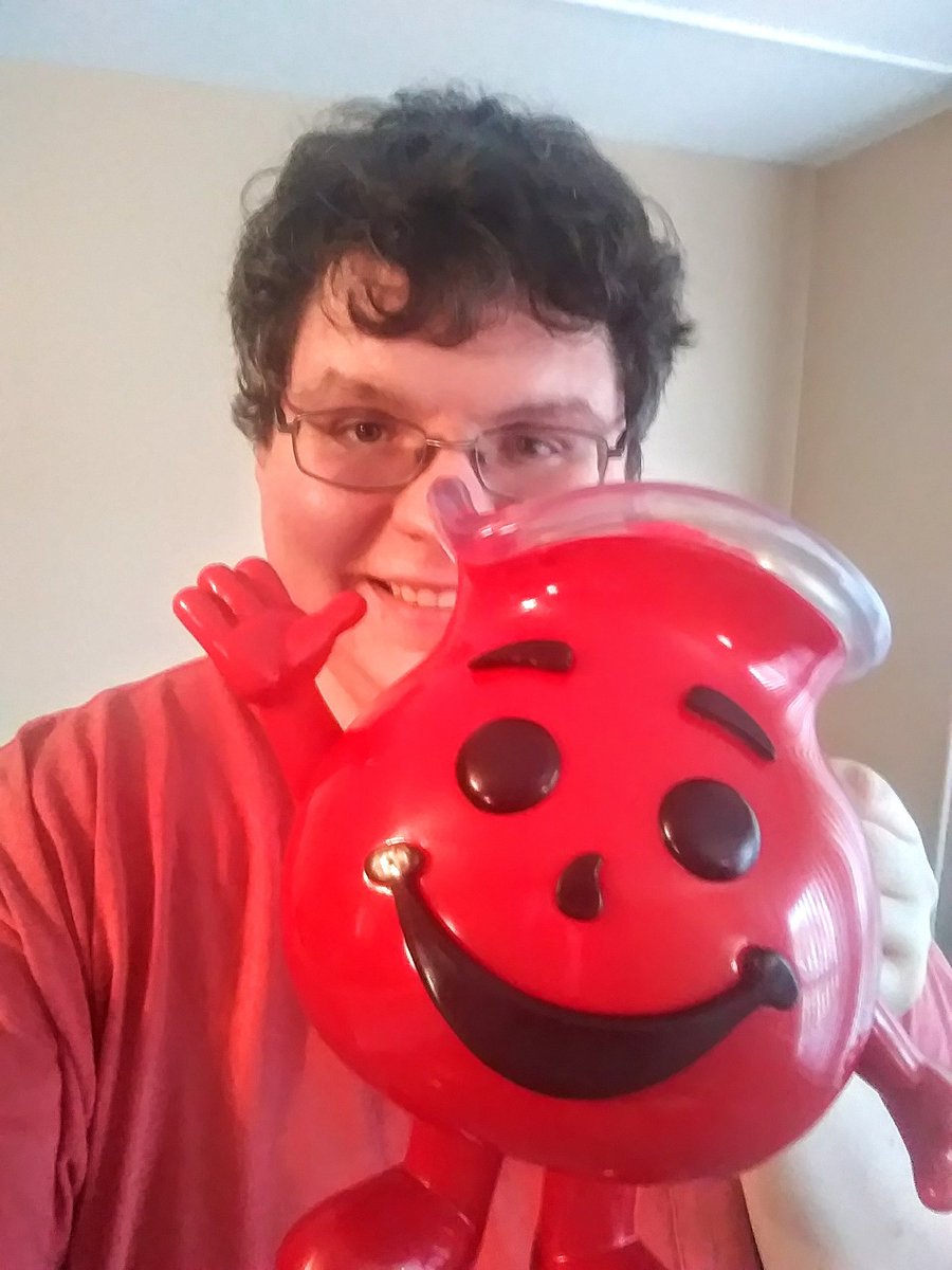 AlexSWolf91's tweet image. I and the Kool-Aid Man are one and the same: we are both full of red @koolaid #OhYeah