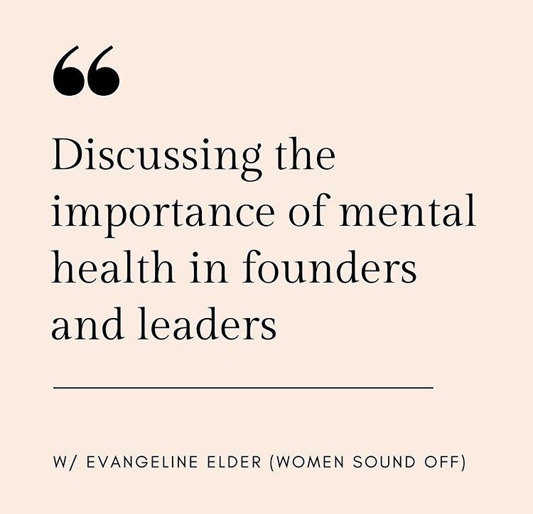 Tomorrow with our friends at <a href="/shesaid_so/">shesaid.so</a> at 9AM PST 💕✨

Catch our co-founder and CEO, <a href="/vange__/">Vange'</a>, discussing mental health management for founders &amp; leaders. You can join the IG live from our page (@ womensoundoff) or the She Said So page (@ shesaid.so)