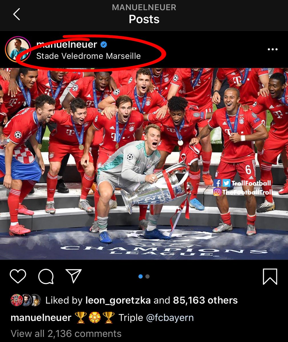 Troll Football On Twitter Neuer Trolling Psg