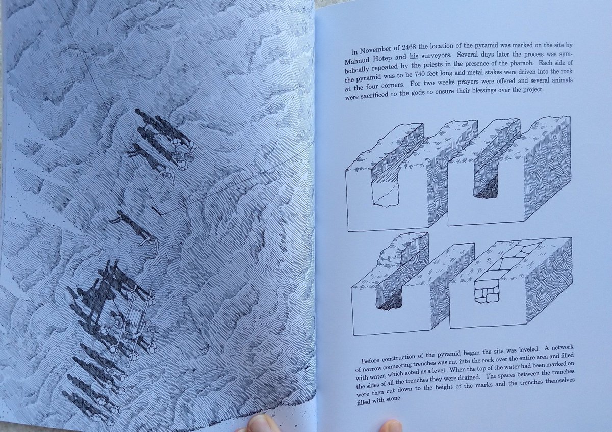 76. City, Pyramid, Castle, CathedralLine drawings of the construction of mighty worksEasily understandable by young grade schoolersHistory and engineeringI love these they are wonderful and I wish I'd had them growing upGo with the black + whiteht  @halvorz and others