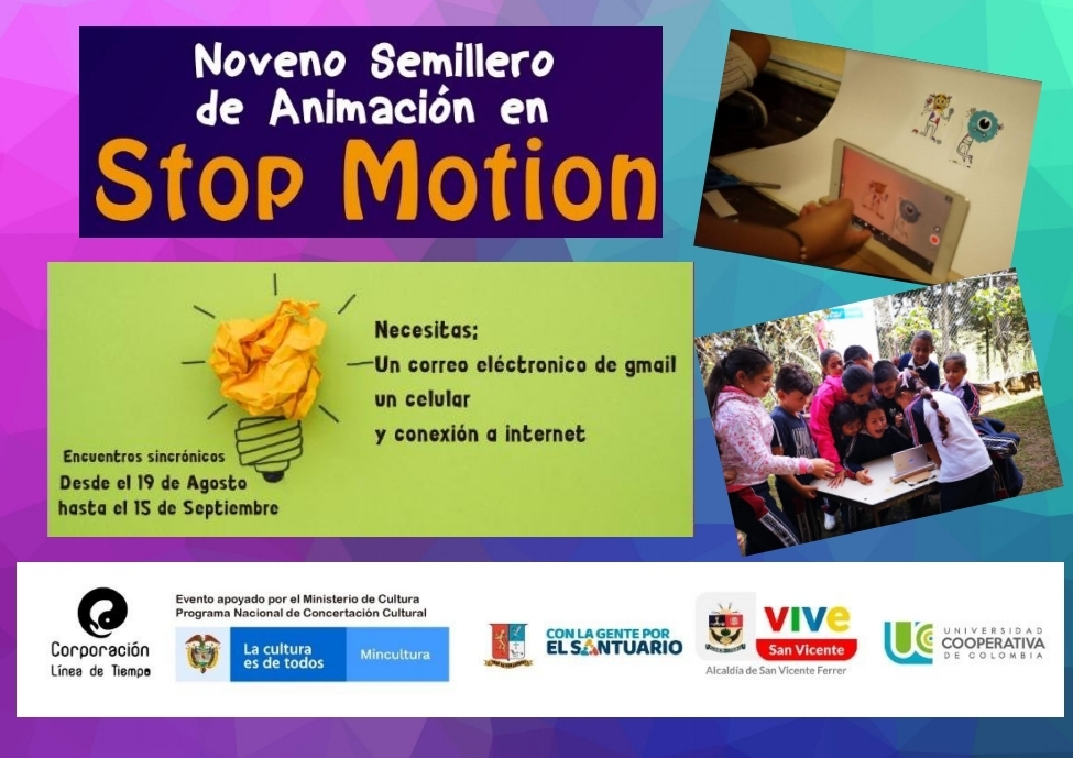 Lineadetiempo's tweet photo. Inscríbete en el noveno semillero de Animación en Stop Motion https://t.co/TcYpNCapFZ
Nuestro próximo encuentro lo realizaremos el sábado 29 de agosto.2:00 pm por https://t.co/uNDrKgIz46
¡Te esperamos!
Con el apoyo de @mincultura @UCooperativaCol @adrisernatorres 
Info:3122094043 https://t.co/vF15L8ij1h