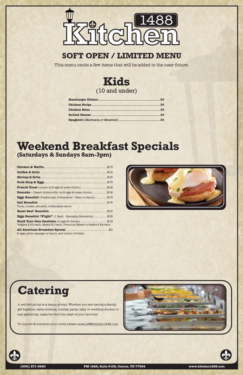 1488Kitchen's tweet image. Soft open/Limited menu. Full menu will be available in the near future!