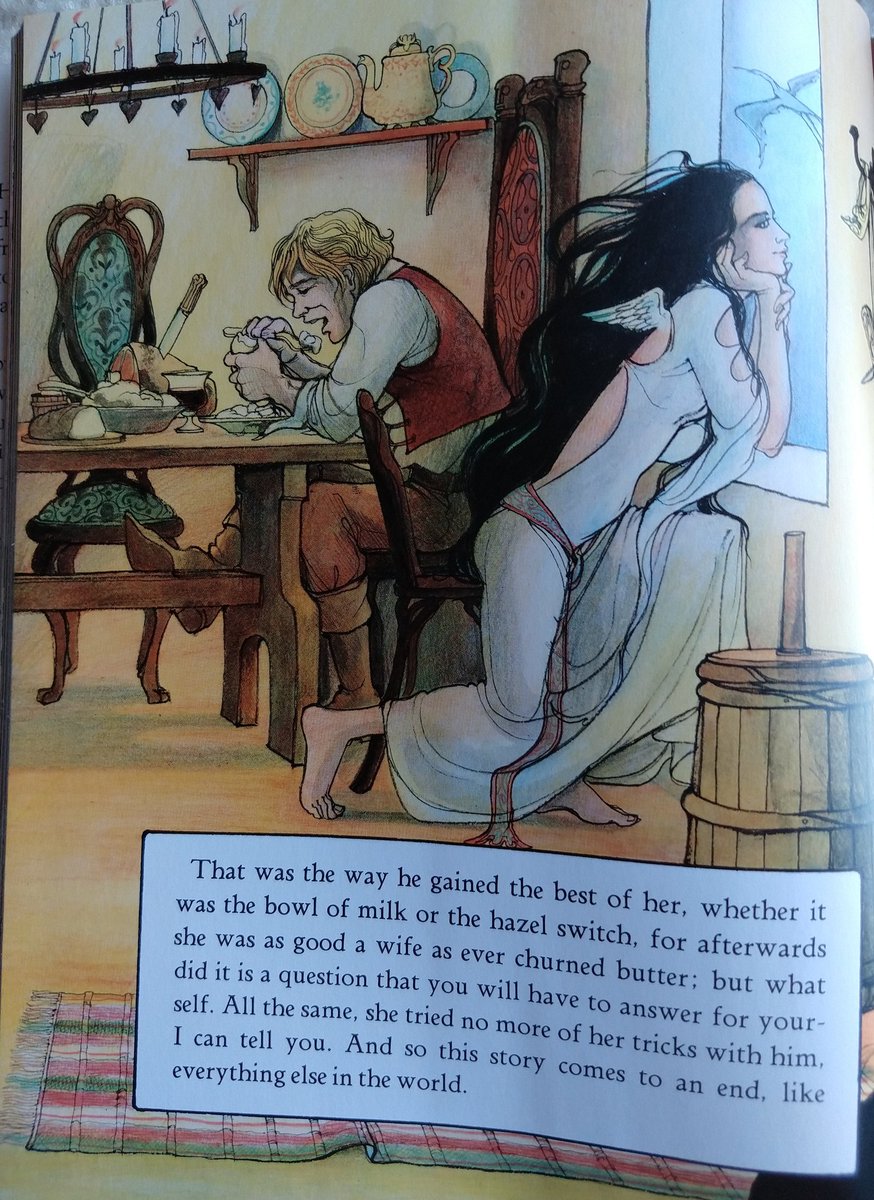 80. The Stork KingA fairy tale introduction to domestic violenceA lad makes his bid for the hand of a princess; she tries to kill him with black magic and he repeatedly tricks her with the help of a magic birdTheir wedding night is a scene of unimaginable violenceAges 1-3