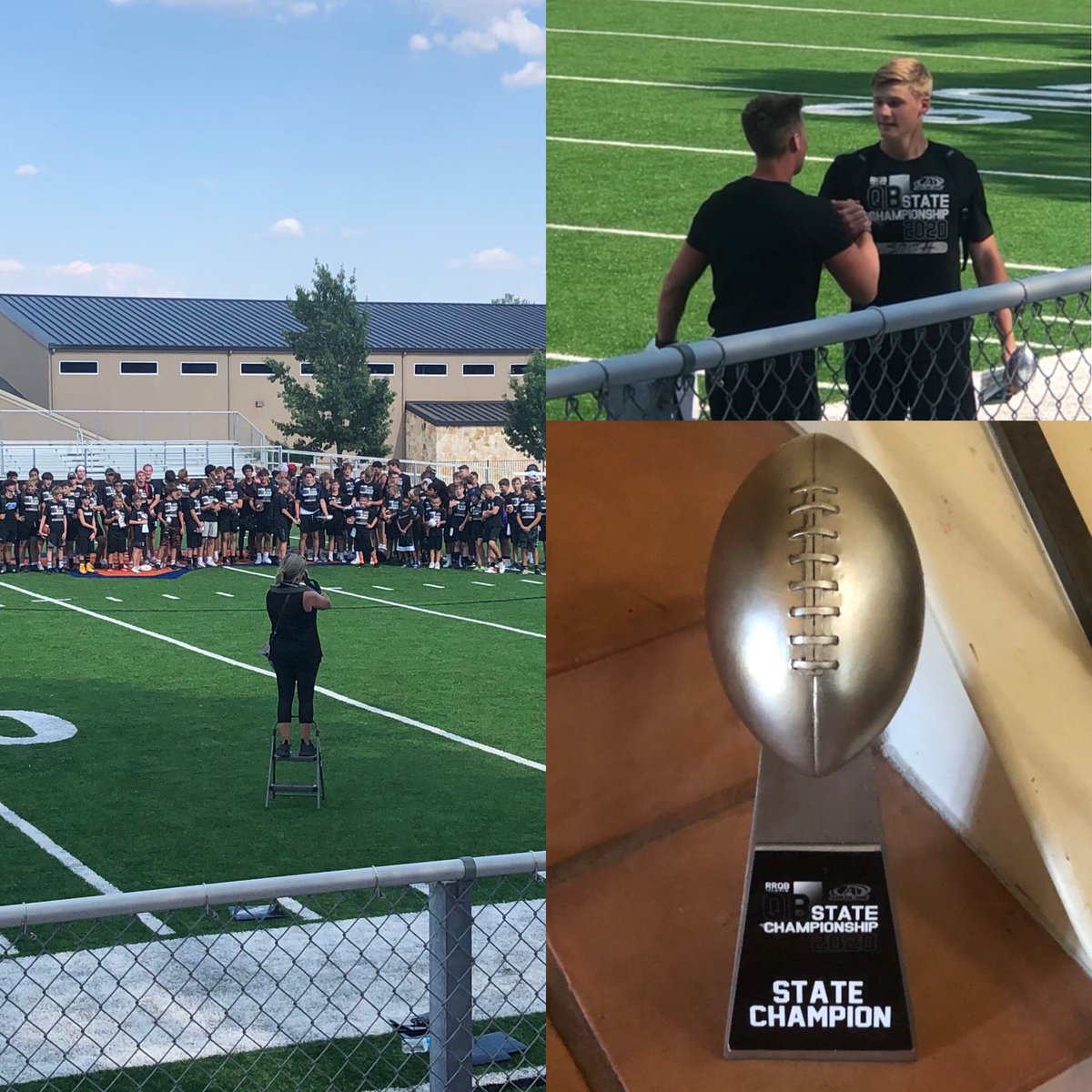 Lots of competitors, several D1 commits, but only one AdvoCare QB Competition Varsity State Champion! @aj_smithshawver  wowed the crowd with his arm talent today! @CHHS_FOOTBALL @CoachKirkMartin @TXHSFB @PantherFBBoost @simplyCoachO @dctf #dualsportathlete 🏈⚾️