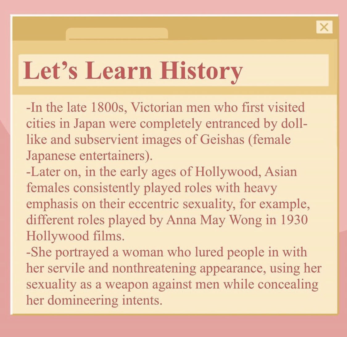 y& #39;all think being Asian is lucky. think first. you don& #39;t know everything about the culture enough for you to think that were known as lucky. you think were lucky just cuz of your idols/the stuff you see on screen/we& #39;re closer to idols. no that& #39;s just you fantasizing things