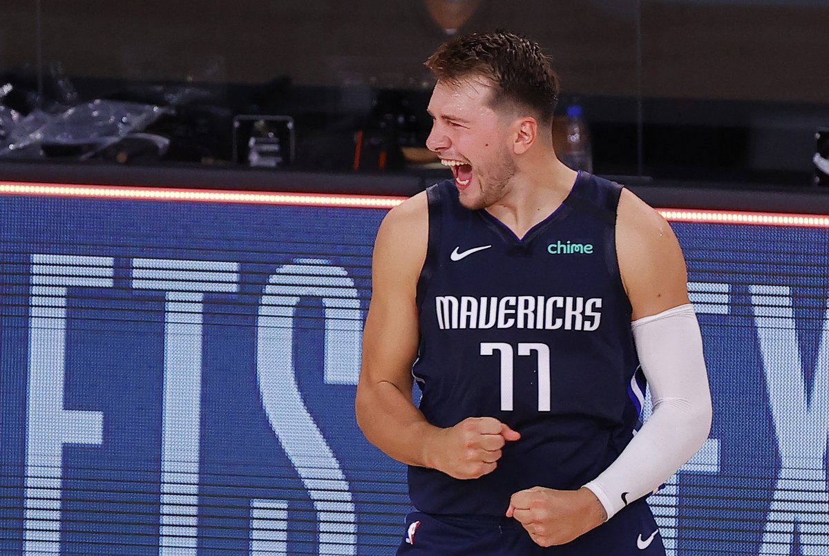 ESPNInsights's tweet photo. Luka Doncic is the youngest player to hit a playoff buzzer-beater in NBA history. https://t.co/T23cbGPm68