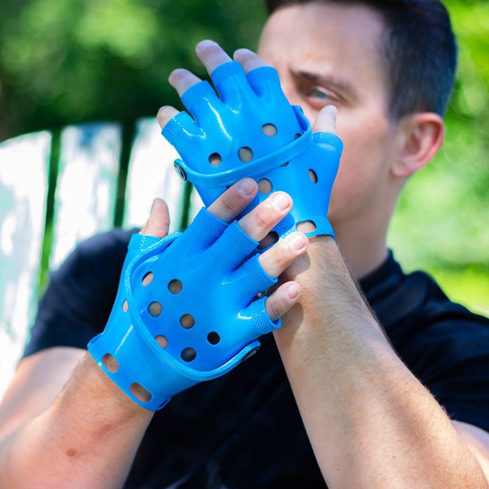 Orthopedic surgery - the hand Crocs. Even the most displaced fractures can’t say no being reduced by these absolute units. Also double as bench press gloves!