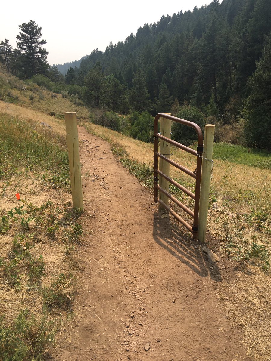 What’s up with the new gates @ Apex Park? New trail management starting 9/10/20. Enchanted Forest &amp; portions of Apex, Sluicebox, &amp; Pick-n-Sledge will be alternating use on even/odd calendar dates. The gates will remind visitors to 🛑 &amp; check the date before entering. #safety