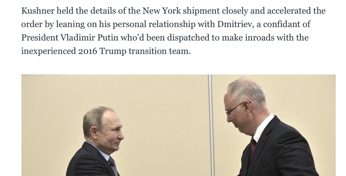 Shorter: Kushner has been a traitor for Russia the whole time, which makes sense GIVEN THAT HE ASKED THE RUSSIAN AMBASSADOR FOR SECURE SPY COMMS BACK TO THE KREMLIN WHILE OBAMA WAS PRESIDENT, WHICH IS KIND OF A SIGN.