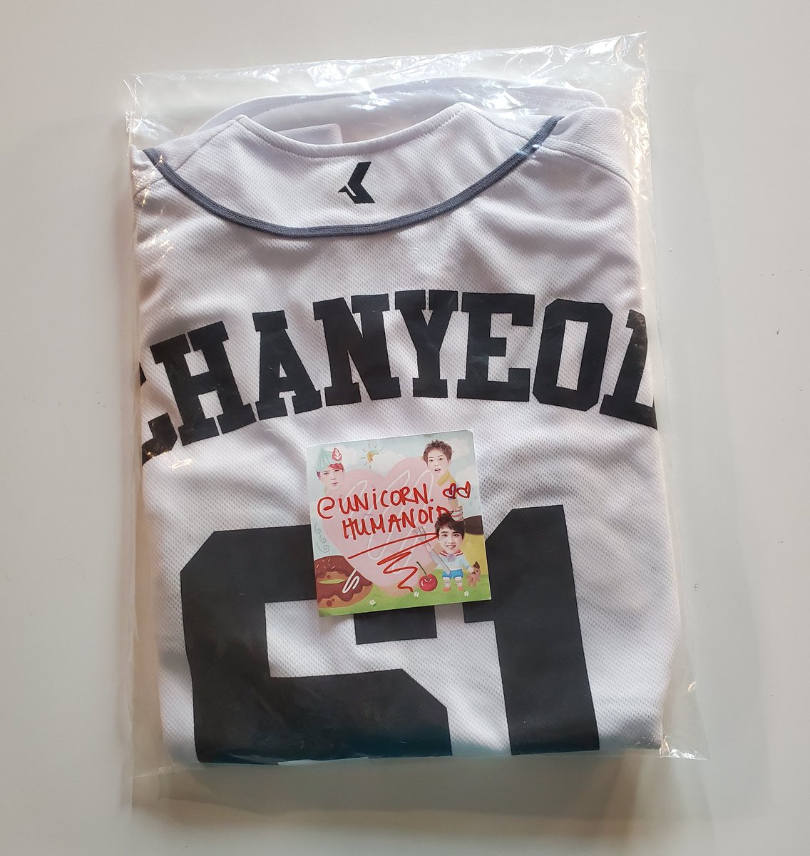 WTS EXO CHANYEOL OFFICIAL JERSEY BRAND NEW SEALED $80 SHIPPED