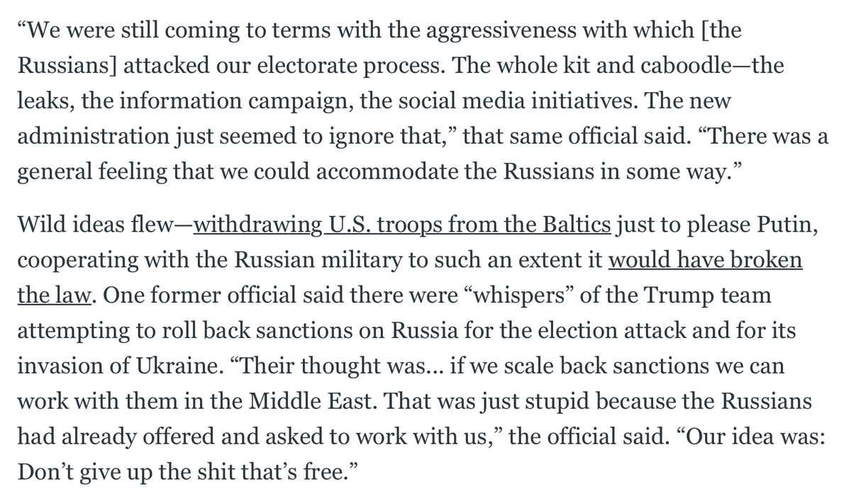 Shorter: Some traitor said, "Well golly gee, we just had to wash Putin's ballsack. Because we just did!"(arrest these people)