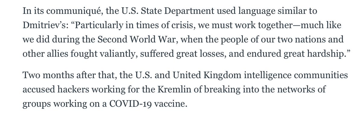 Aaaand the big Broadway finale: Trump and his whole gang wash Putin's nuts, but maybe the Kremlin is bad, too, also. </>