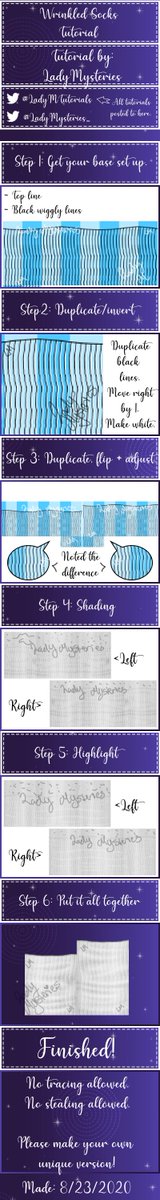 LadyMTutorials's tweet image. ♡ Wrinkled Uneven Socks Tutorial ♡

Created: 8/23/2020

♡

Be sure to click and open it to it&apos;s full size to able to read it!

♡
#Roblox #RobloxDev #RBXDev #robloxclothing  #RobloxClothes  #robloxclothingdesigner #robloxclothingtutorials #robloxclothingtutorial