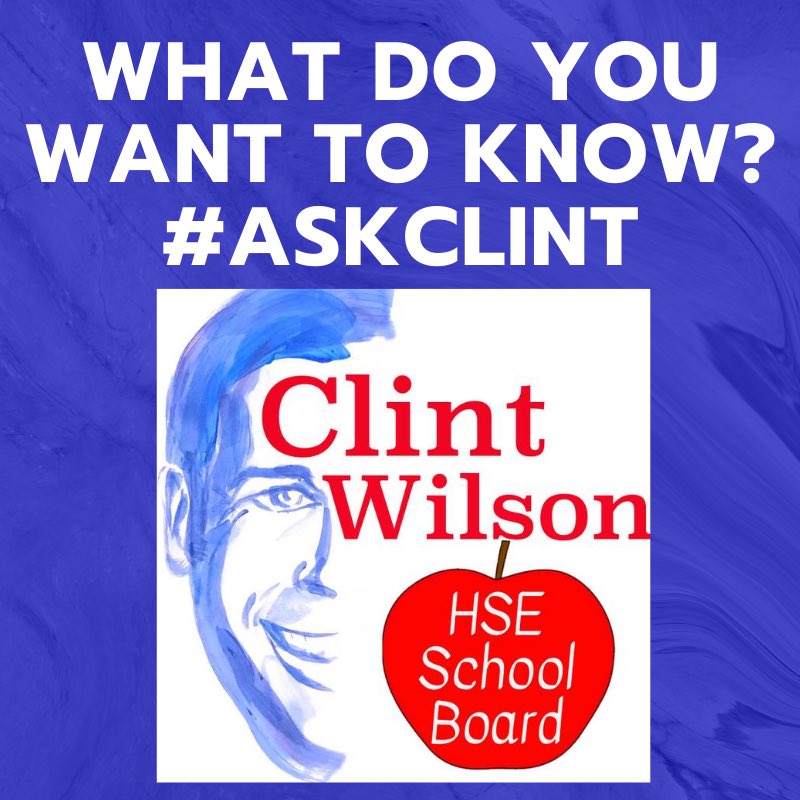 SchoolBoardCW's tweet photo. Got Questions? I’ll be happy to answer them... I’m passionate about serving our students and community!
#askclint #vote4clint https://t.co/wsA3UX0tgq