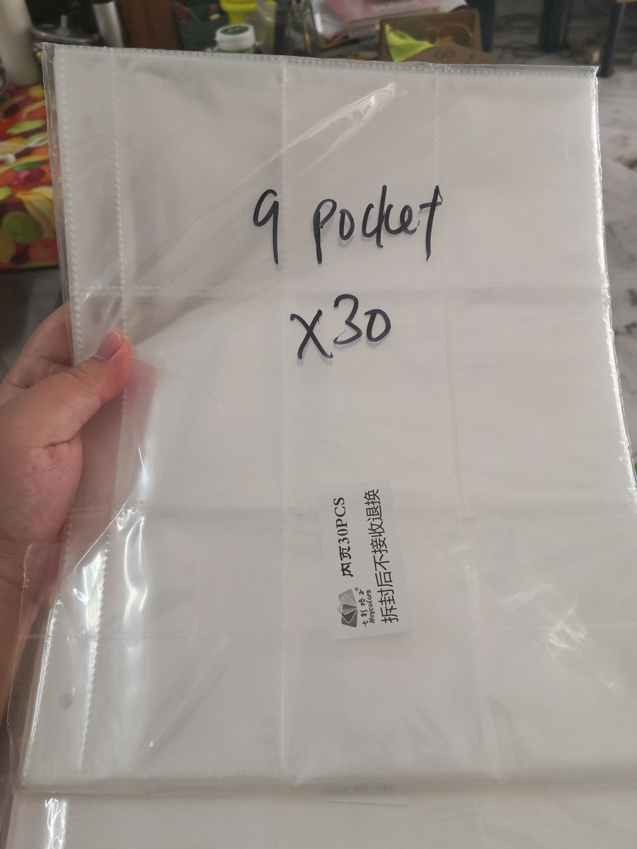 SLEEVES READY STOCK THREAD #jjangahreadystock_extrastock 1. 9 POCKET X8-RM 10/set-1set 10 pcs-can mix with other sleeves : but one type for sleeves must have minimum of 5 pcs. Exp: 5pcs for 9 pocket sleeves and 5 pcs for 4 pocket sleeves.
