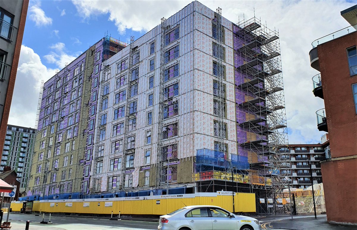 LongworthFacade's tweet photo. A progress shot of our facade works at Canon Green Court in Salford where we are installing an Argeton Terracotta Rainscreen system, supplied by Taylor Maxwell, working for Willmott Dixon Construction.

#longworth #willmottdixon #argeton #terracotta #manchester #salford https://t.co/ysyA2UFNDx