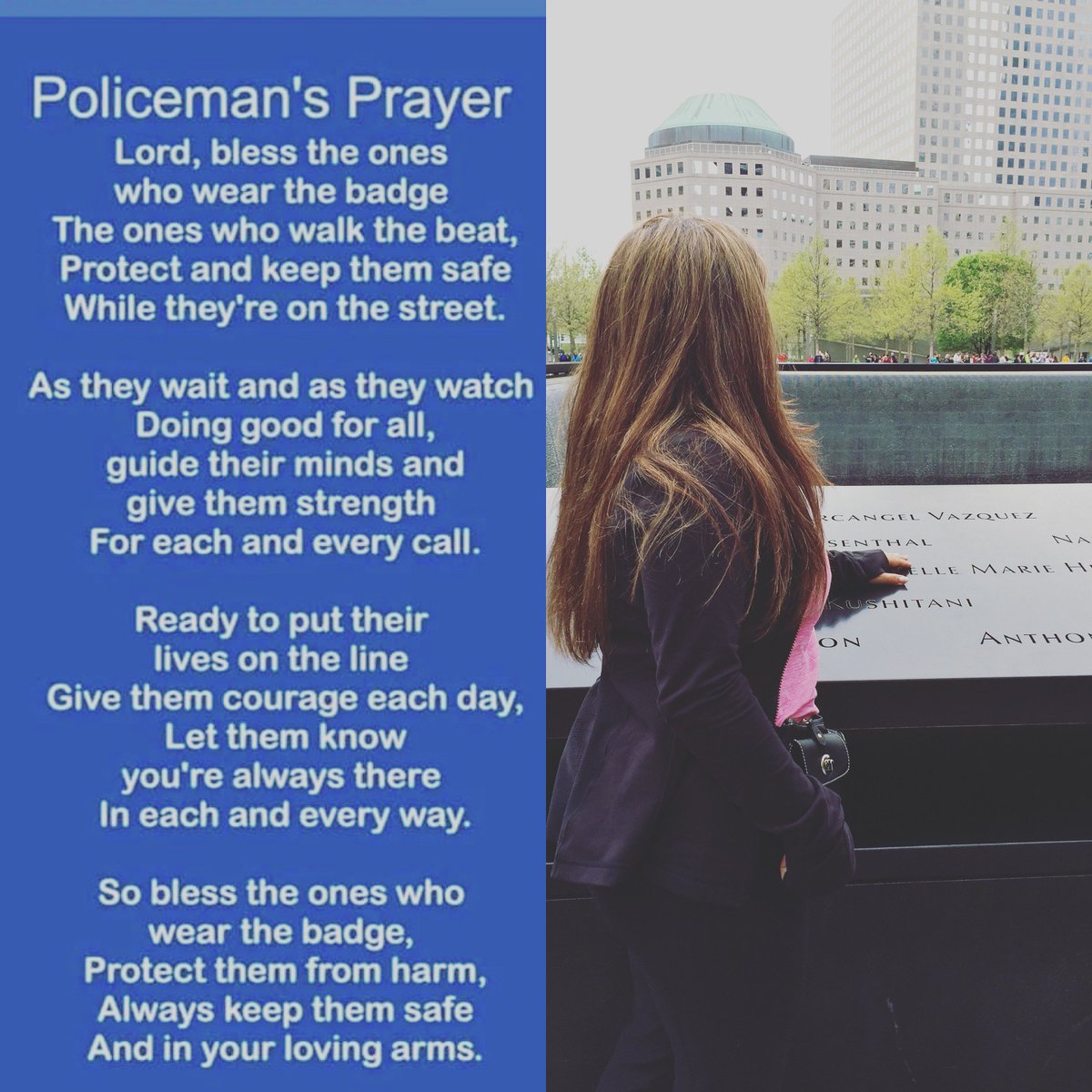 I wear this prayer in my forge cap.💙

Lord keep us safe. 🙏🏽
#backtheblue #bluelinefamily #mentalhealth #policefamily