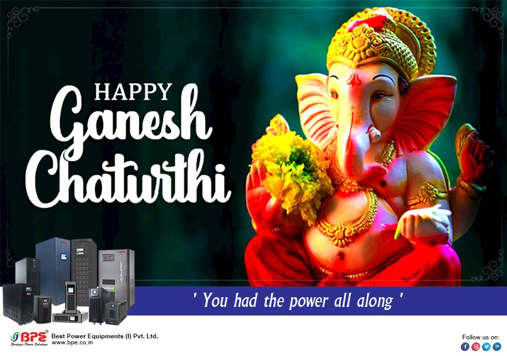 bpeindia's tweet photo. You had the power all along 
Wishing you all Happy Ganesh Puja
#electricalpower #festivalseason #makeinindia https://t.co/kcxnsLDxjr