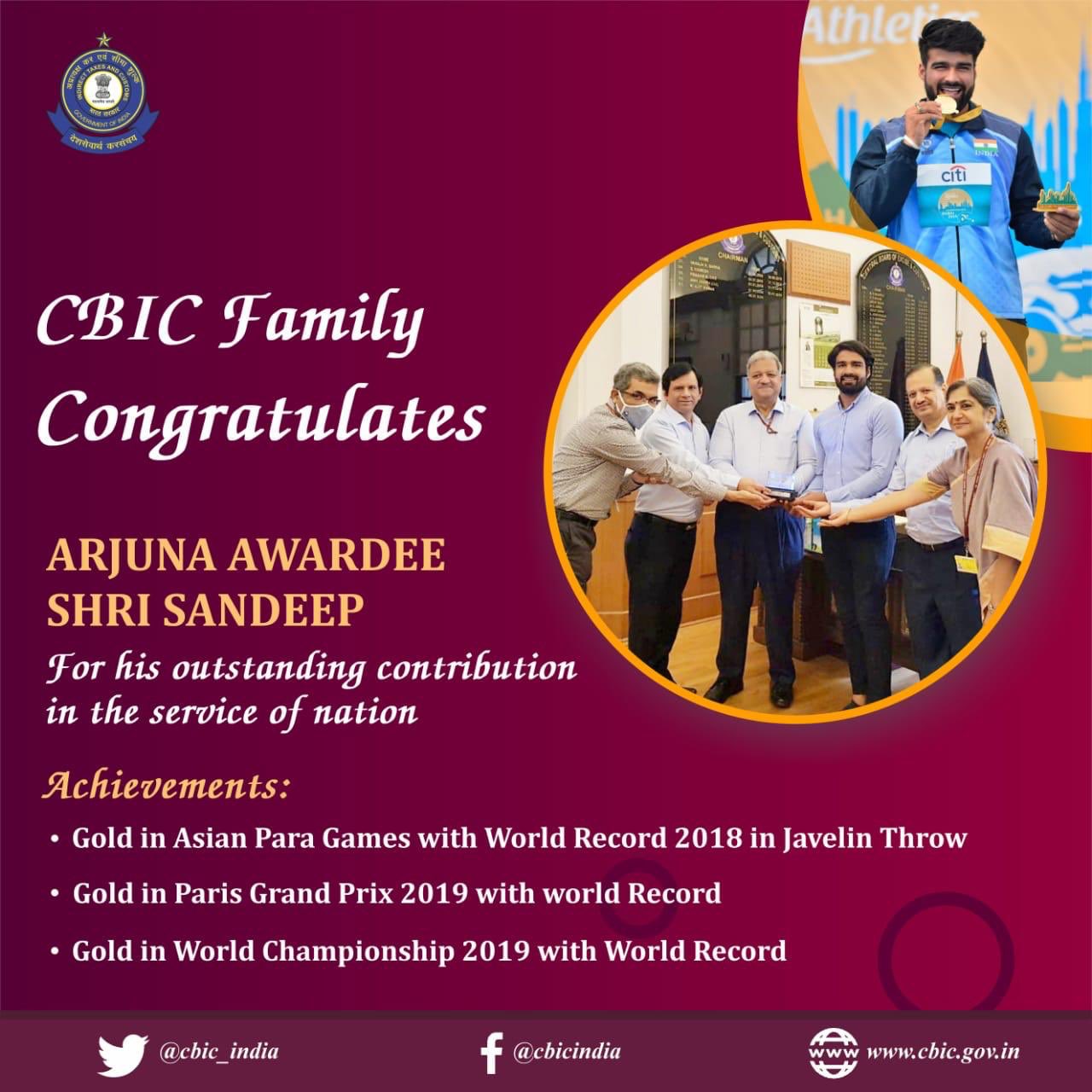 CBIC on Twitter "Chairman CBIC Sh. M Ajit Kumar and Members of the