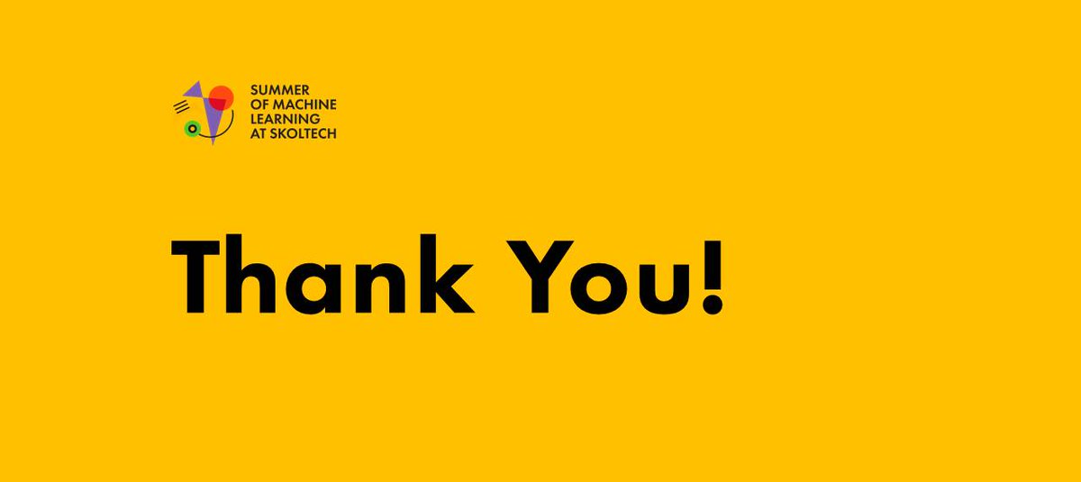 SMILES - Summer School of Machine Learning at SK tweet media