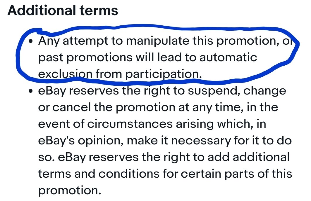 A WarningFollow the above advice at your own risk!I've never known anyone to be be warned or have their account restricted. There is simply no way for eBay to know what you are doing.In eBays own terms and conditions it states the following: