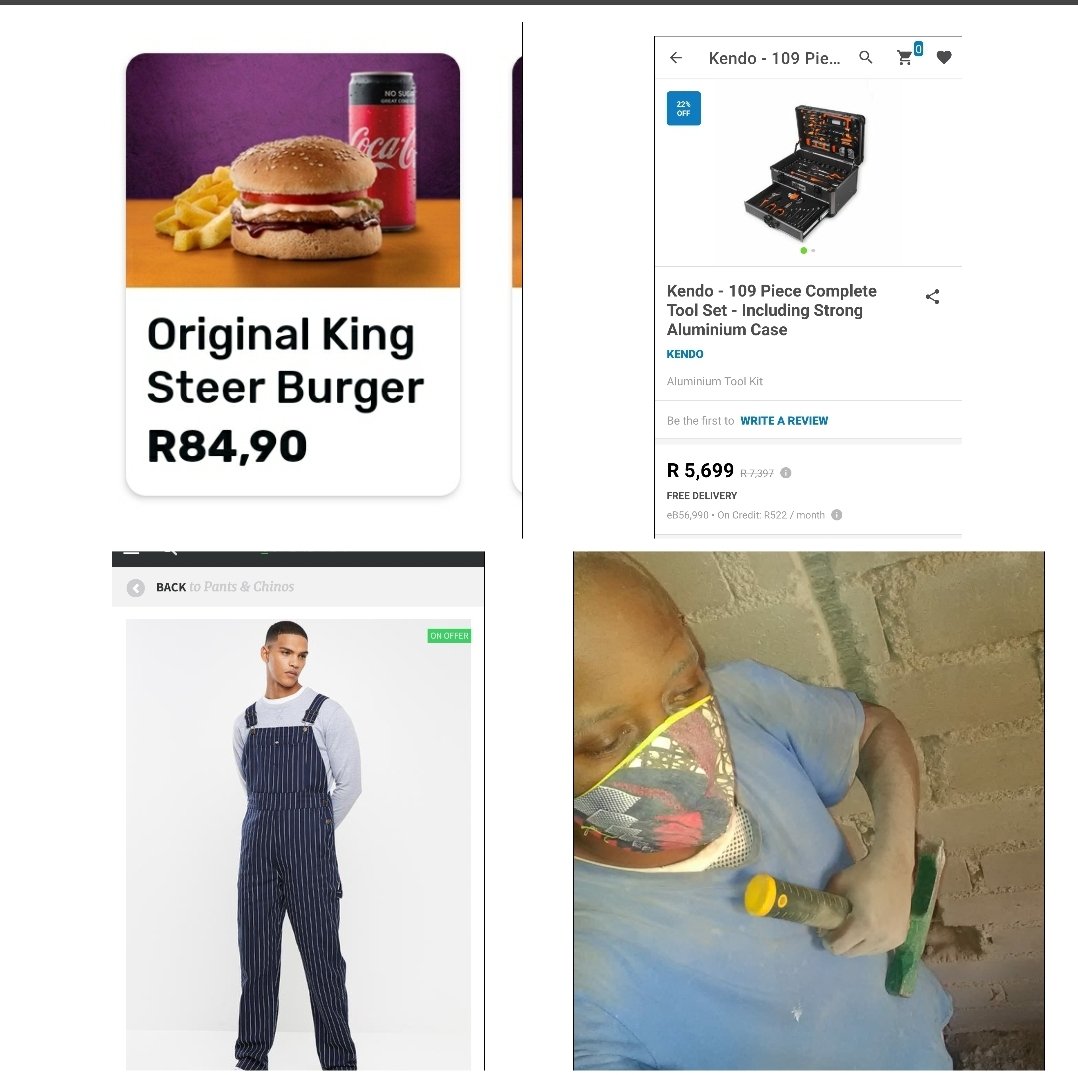 ThapediM2's tweet photo. #UltimateCheckoutKFM 
@KFMza
I am a hard worker,always busy and I just don't have the right clothes and tools
And the meal completes me https://t.co/51fWKyCm0X https://t.co/8JWbf7nKdT