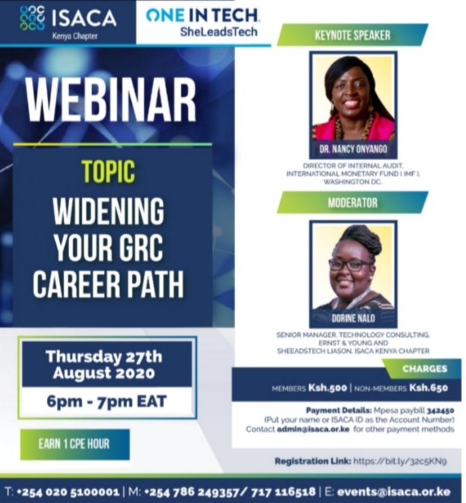 ISACA KENYA CHAPTER tweet media