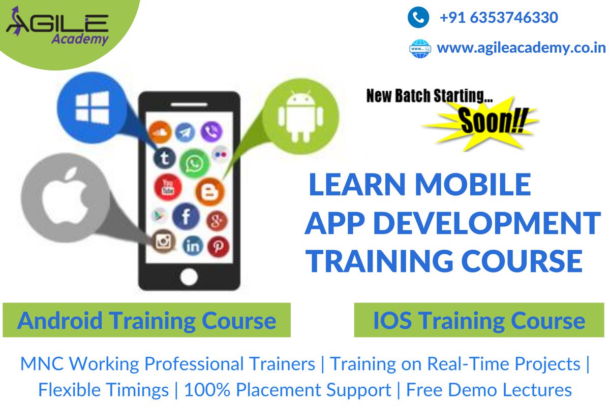 AgileAcademy_'s tweet image. If you want to accelerate your #career in #mobileappdevelopment, Agile Academy has the Best #mobileappdevelopmentcourse for you which provides excellent #mobileappdevelopmenttraining in #Ahmedabad. For more details call at 6353746330 or visit at bit.ly/2CSzWEu
#MobileApp