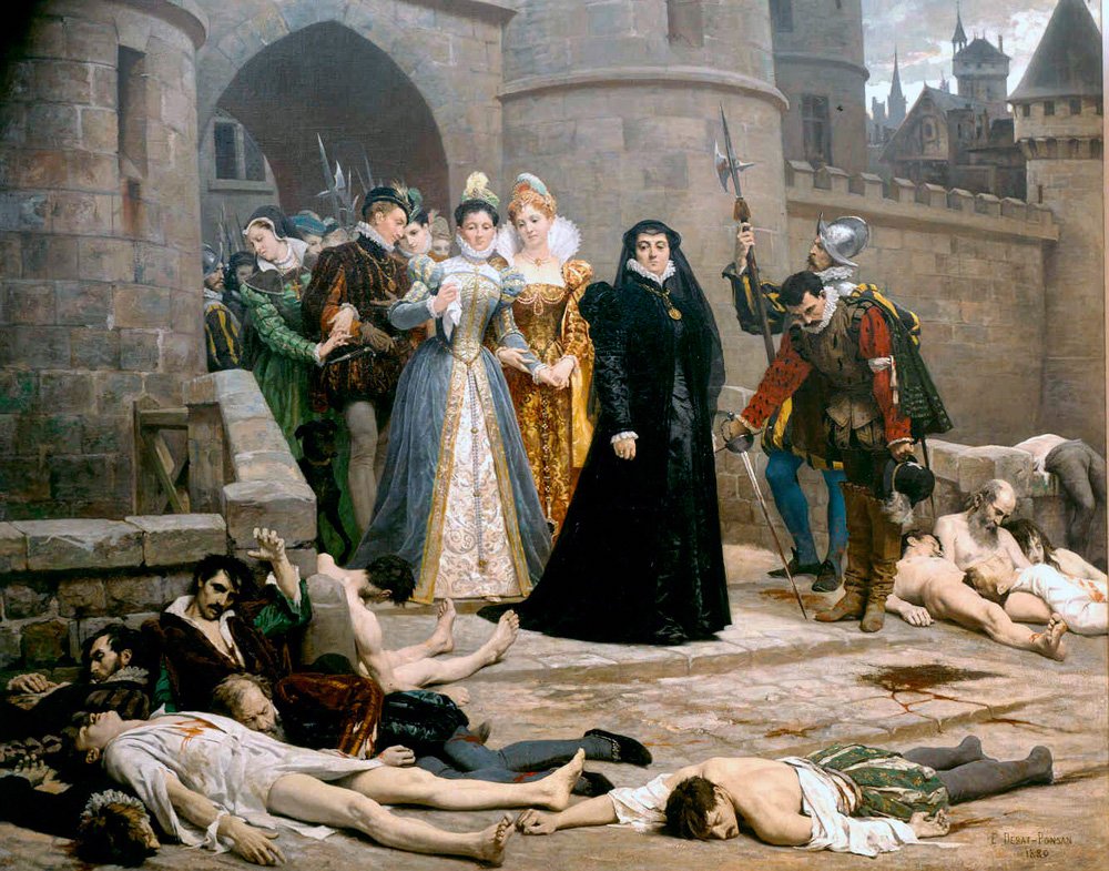 Aujourd’hui  #24août, nous fêtons la Saint-Barthélemy. J’en profite pour rappeler une page un peu sombre et sanglante de notre histoire mais qui a eu beaucoup de répercussions dans l’histoire de notre pays : Le massacre de la Saint-Barthélemy en 1572. /1