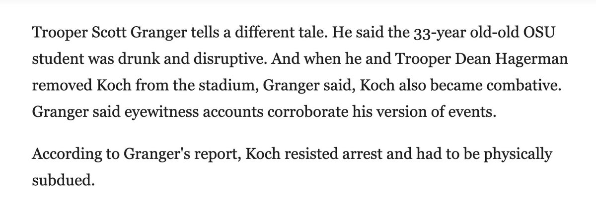 It appears  @OHSUNews Dr. Daniel F. Liefwalker, who was arrested at the antifa riot in Portland, was previously named Daniel Christopher Koch. In 2008, Koch was arrested at Oregon State U for drunken, belligerent & aggressive behavior, according to report.  http://archive.vn/gKGL8 