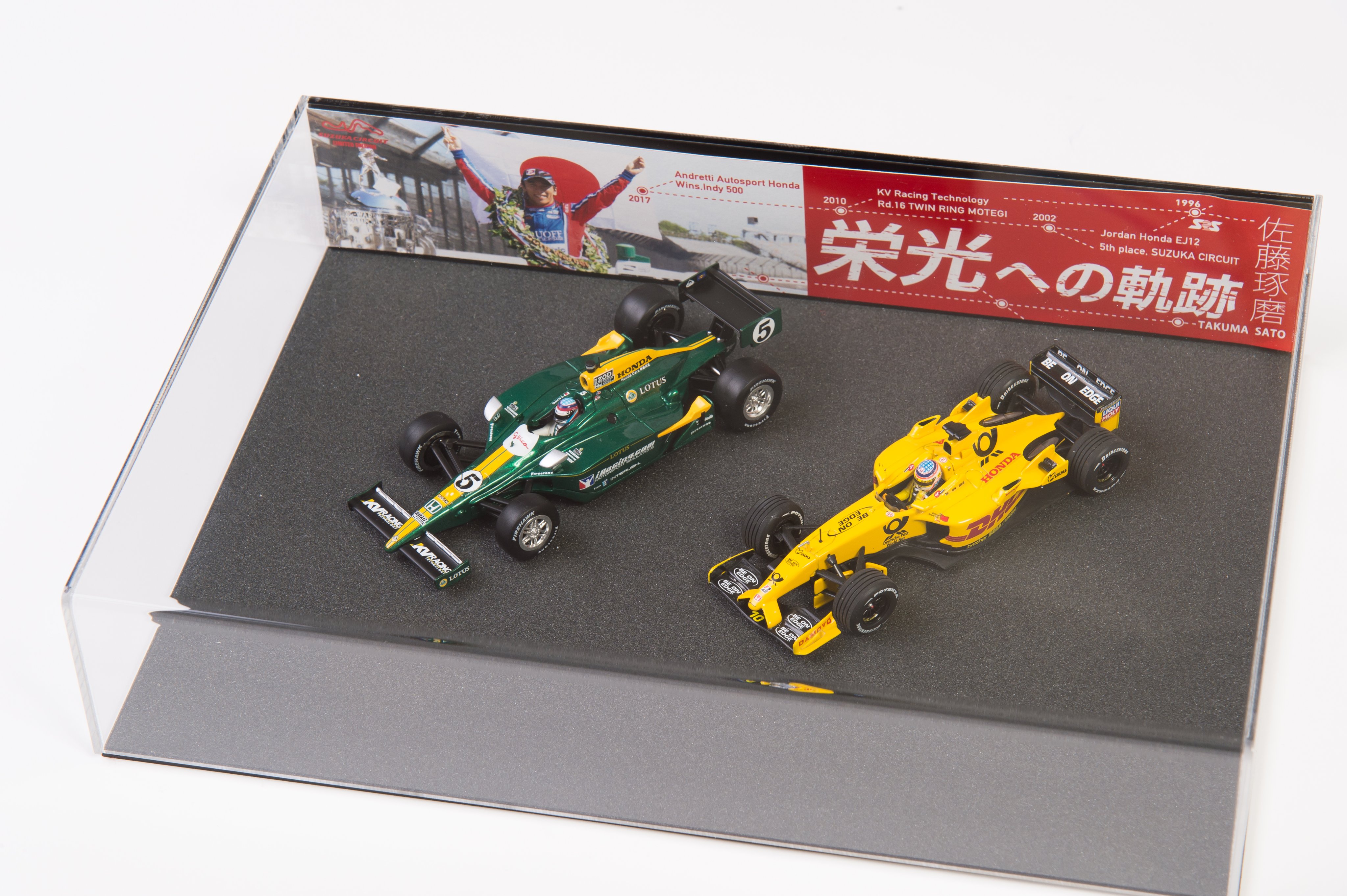 直筆サイン！佐藤琢磨 インディ500 優勝記念 写真・コイン 限定