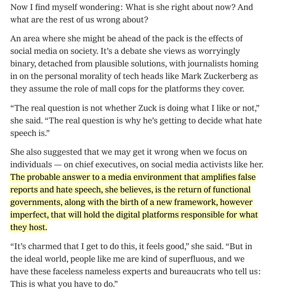 I also want to add to this point, bringing back a piece I wrote about, uhh, Game of Thrones.(It was a good example!) We're naturally drawn to individual narratives but they don't illuminate as much as one would hope. Similarly, institutional solutions are better than heroism.