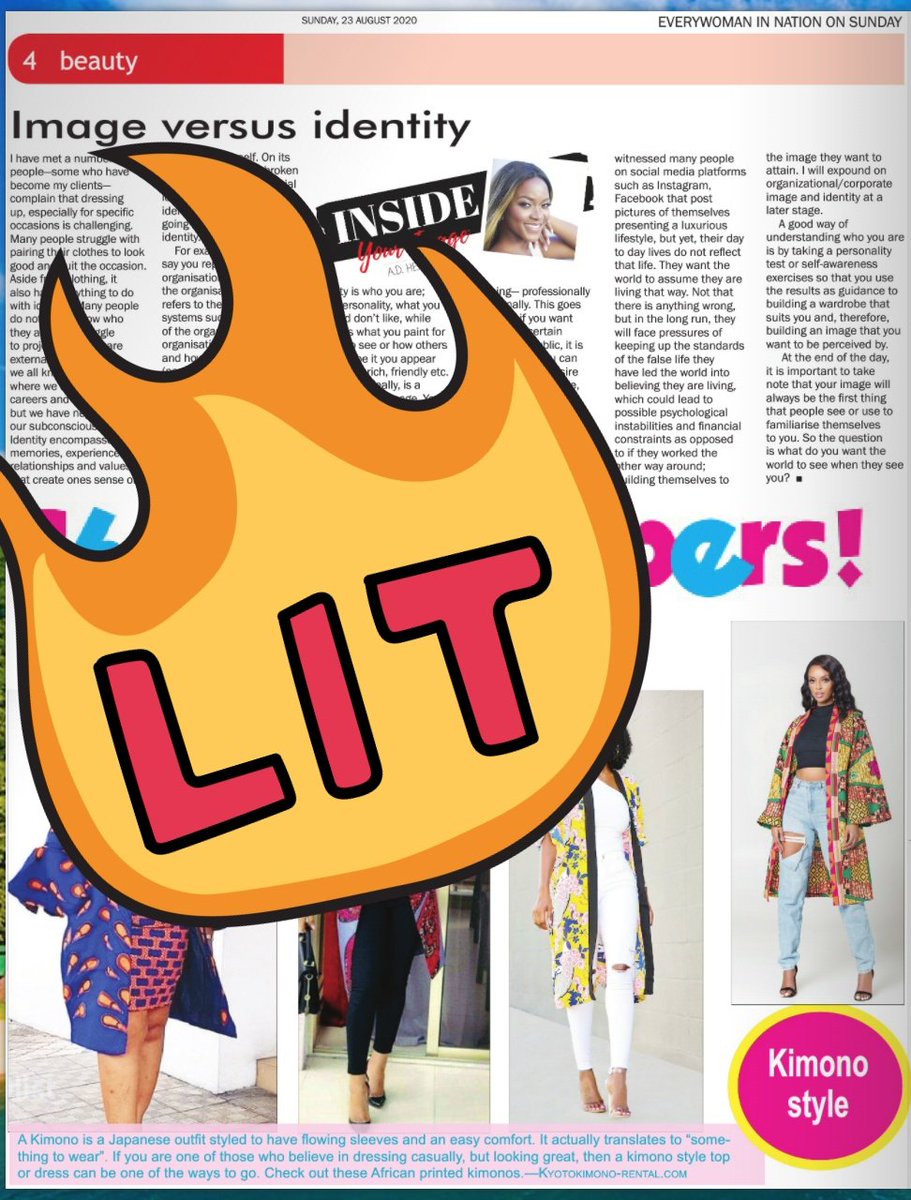 Extra Extra Read all about it in this weeks article of #InsideYourImage . If you missed it in the newspaper yesterday don't forget the Link to the article will be in the bio, published on Linkedin at midday. 
#Monday #ImagevsIndentity #FashionPsychology #Imageconsilting #adhenson