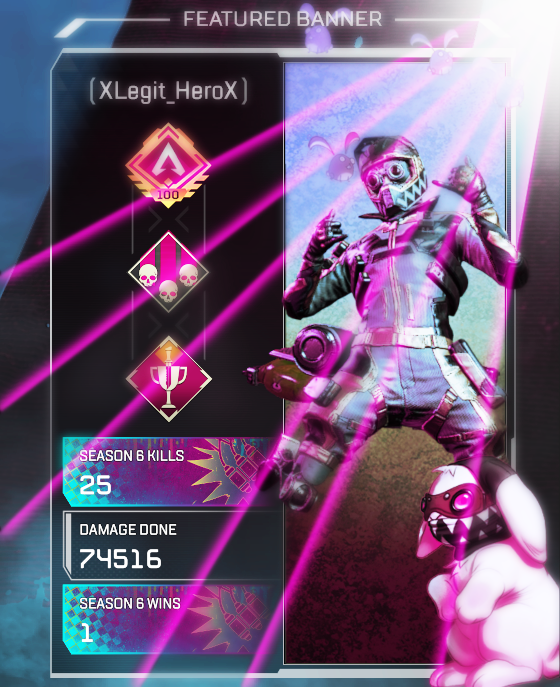DesignsTrh's tweet photo. We got our first win of the new season and I hit LVL 100!
#ApexLegends #octane #apexseason6 https://t.co/7uDTAWJq6b