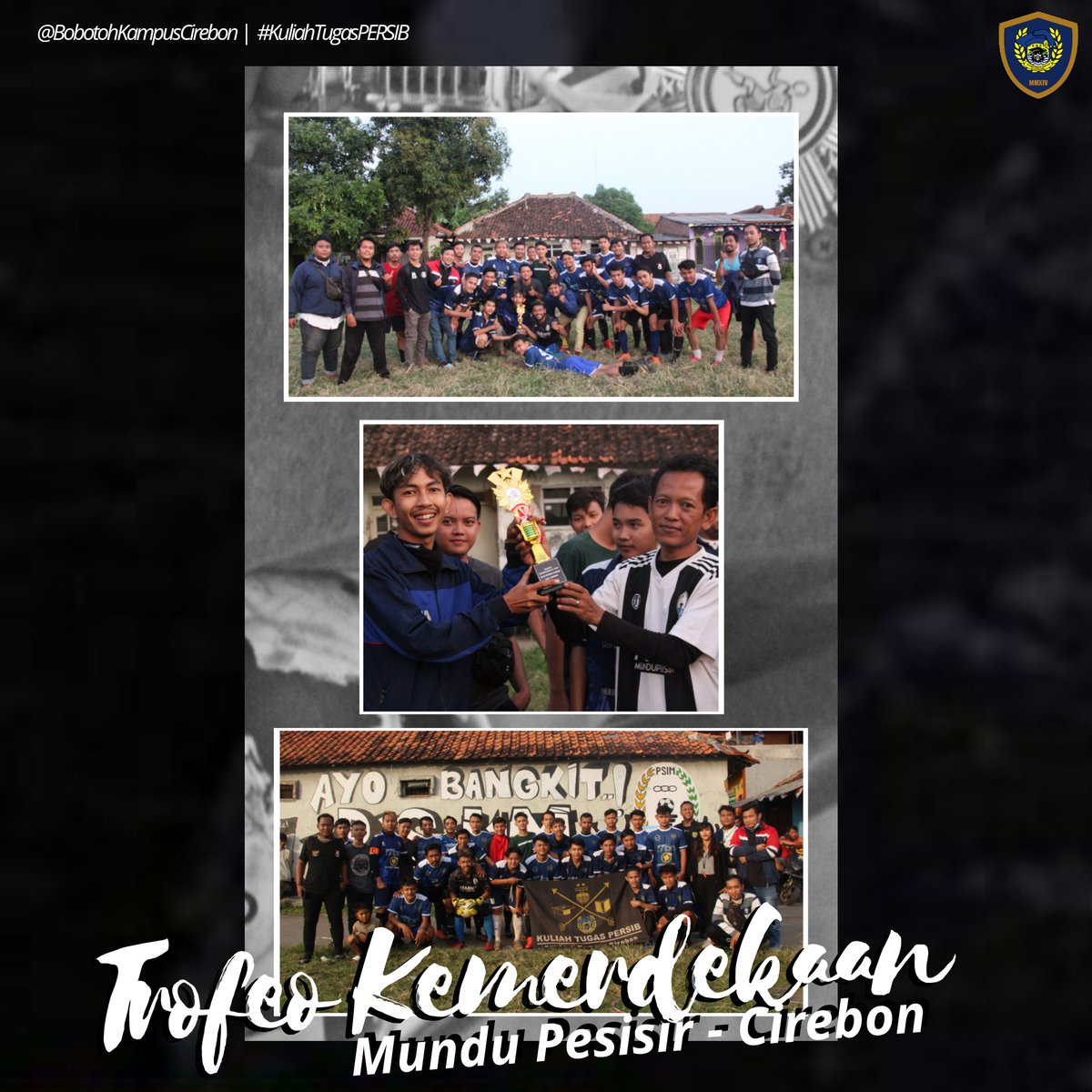 BobotohKampsCRB's tweet photo. Trophy Pertama @bokampsfc dihari Minggu,
Terima kasih kepada panitia HUT RI 75 Trofeo Kemerdekaan Mundu Pesisir @psimmundupesisir_official (23/8/20)
๐ดโช
Tetap Jaga Silaturahami ๐ฎ๐ฉ
๐ท : @tarkamphoto
#BOKAMPSFC #Persib #bobotohkampuscirebon #cirebon https://t.co/dhCcHRBjo2