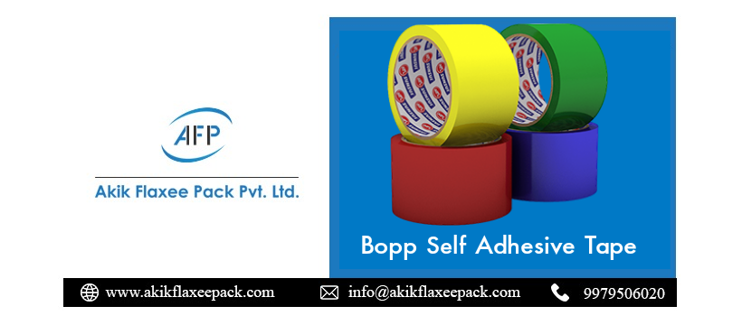 Searching for biggest manufacturer of #boppselfadhesivetapes? Akik Flaxee Pack offers #adhesivetapes which give high tack and bond quality required for fixing of cartons to make them pilfer proof. Reach us today to enquire a wide range of #specialtytapes on 9979506020.